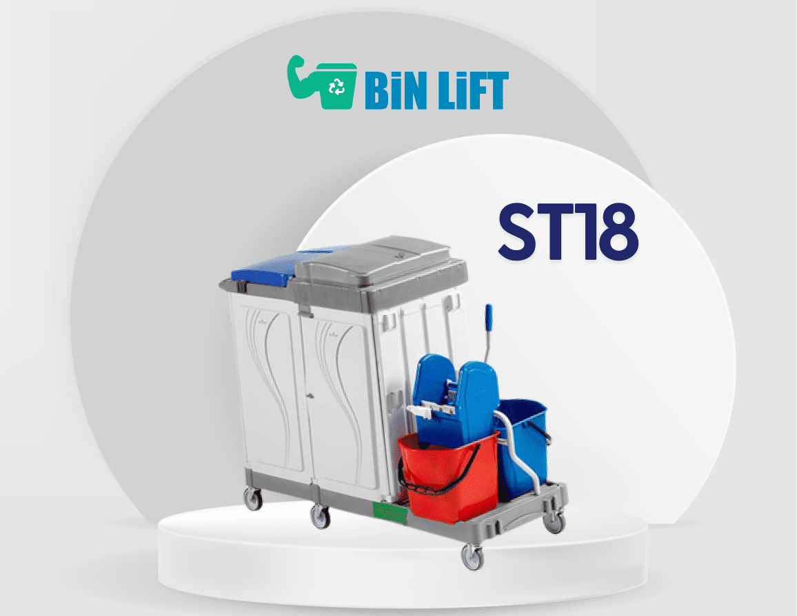 Filmop’s Fully Closed Multifunctional Trolley | Bin Lift - Qatar