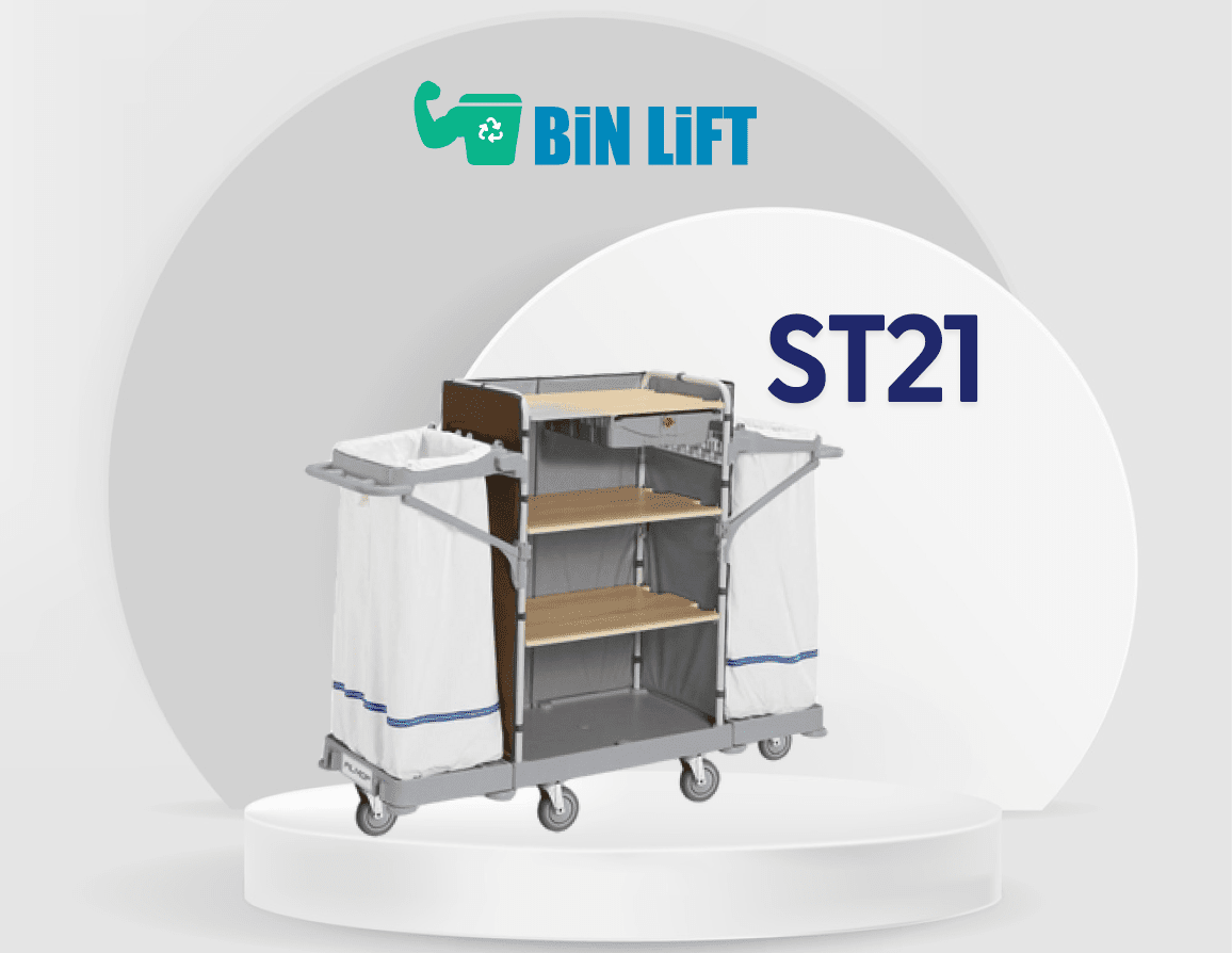 Filmop’s Rustproof Hotel Service Trolley | Bin Lift - Qatar